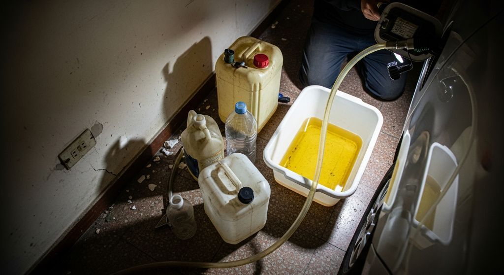 Drenaje Urgente de Combustible en Marroquina